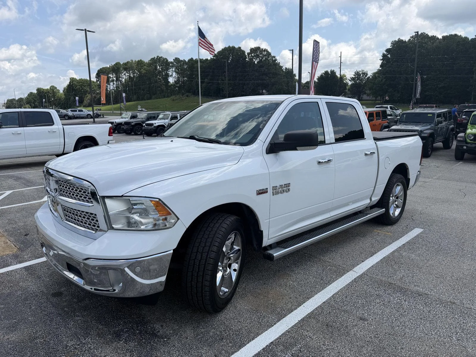 Used 2014 Bright White Clearcoat Ram Big Horn image 2