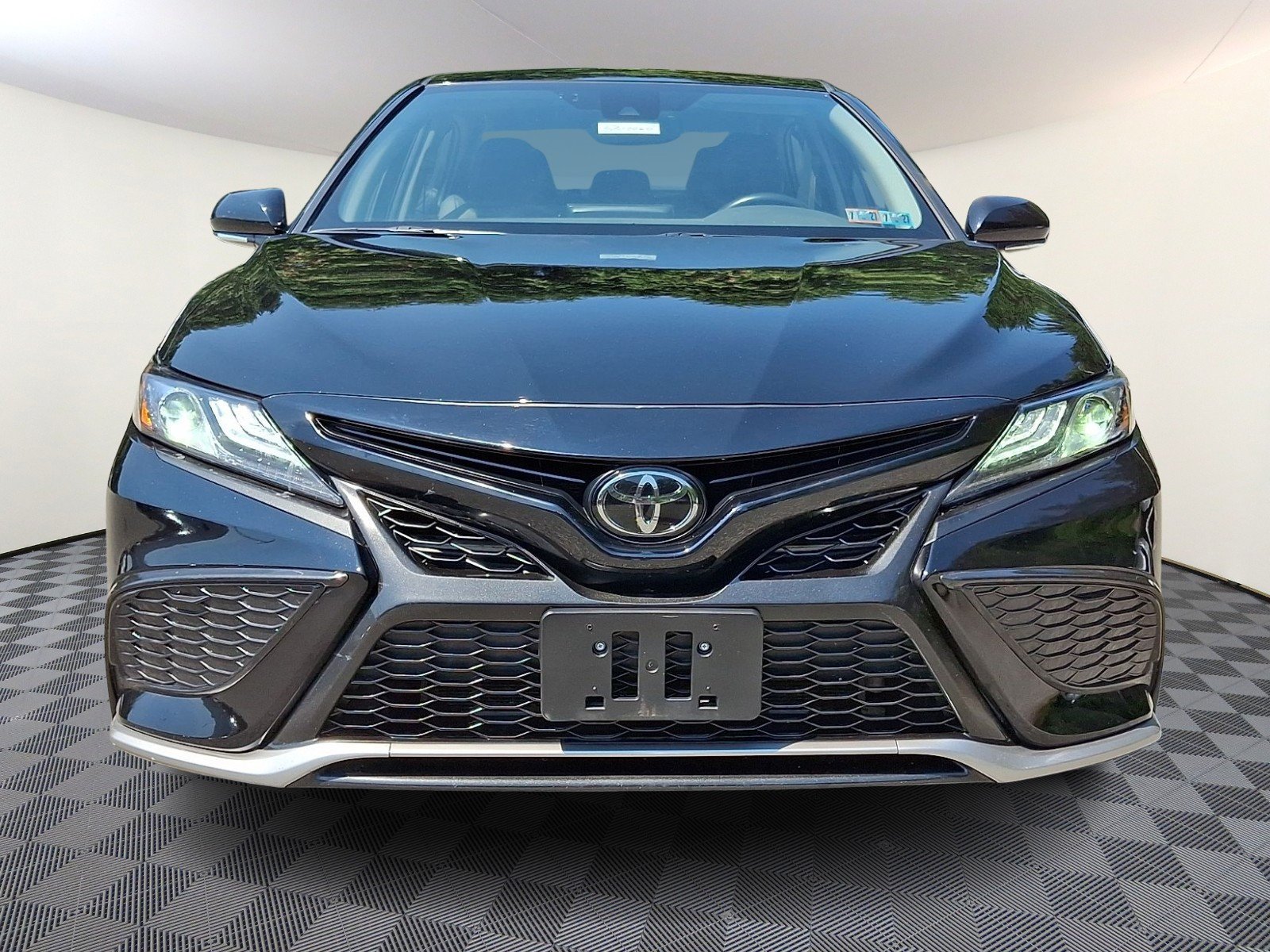 Used 2024 Midnight Black Metallic   218 Toyota XSE image 1