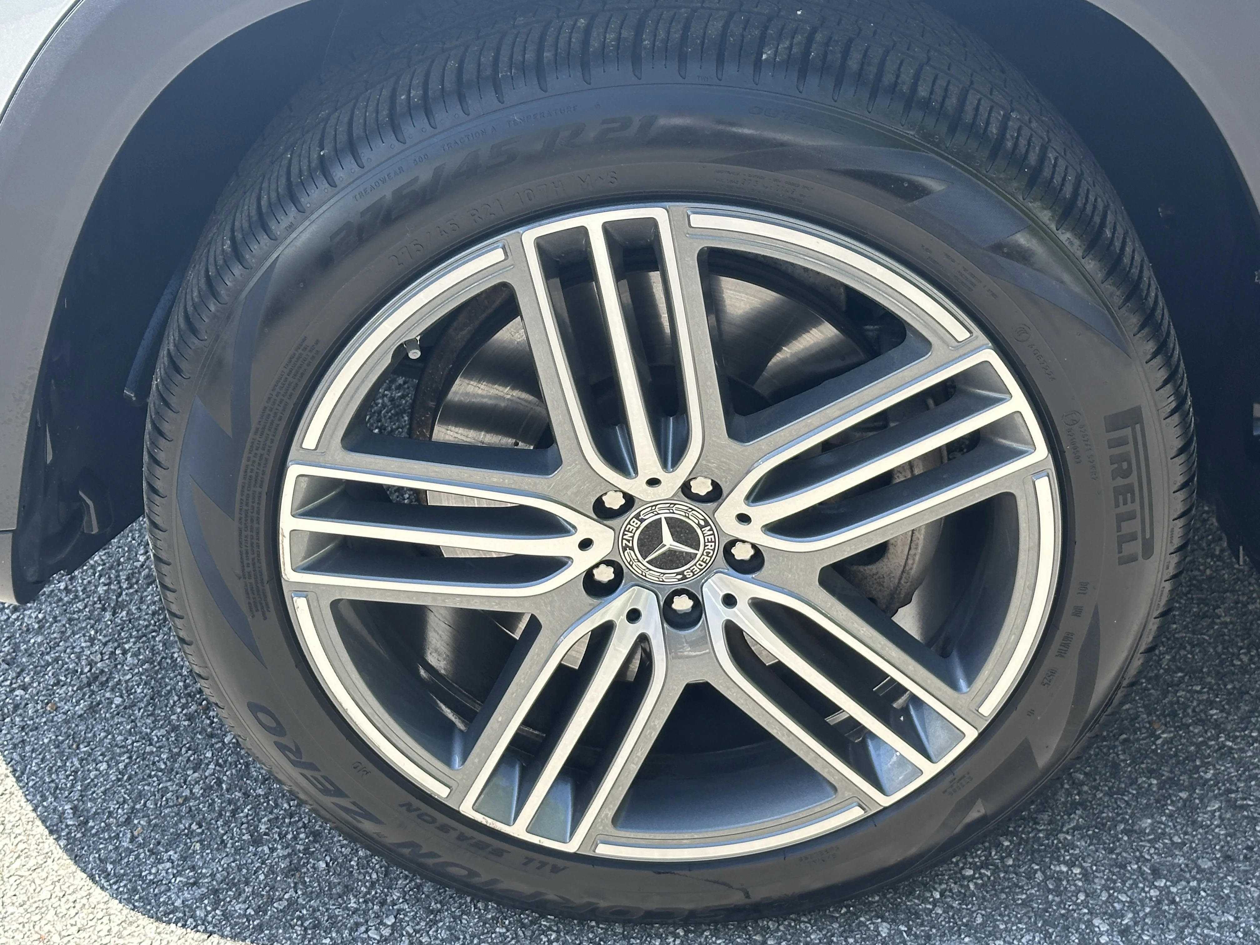 Certified Used 2025 Cirrus Silver Metallic Mercedes-Benz GLS 450 image 13