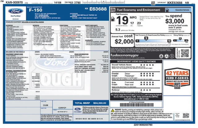 Used 2019 Red Ford Lariat image 45