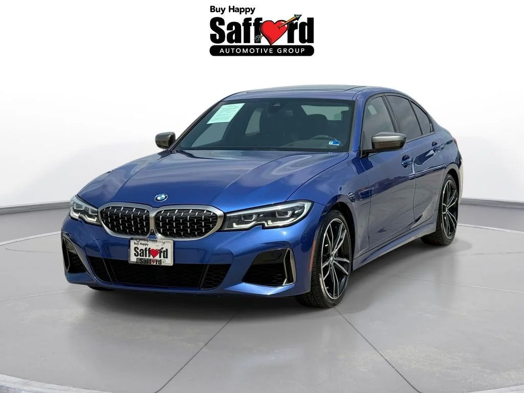 Used 2020 Blue BMW M340i image 1