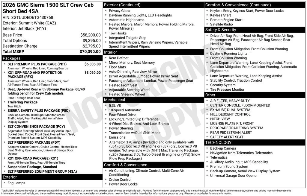 2026 GMC Sierra 1500 SLT - Photo 6