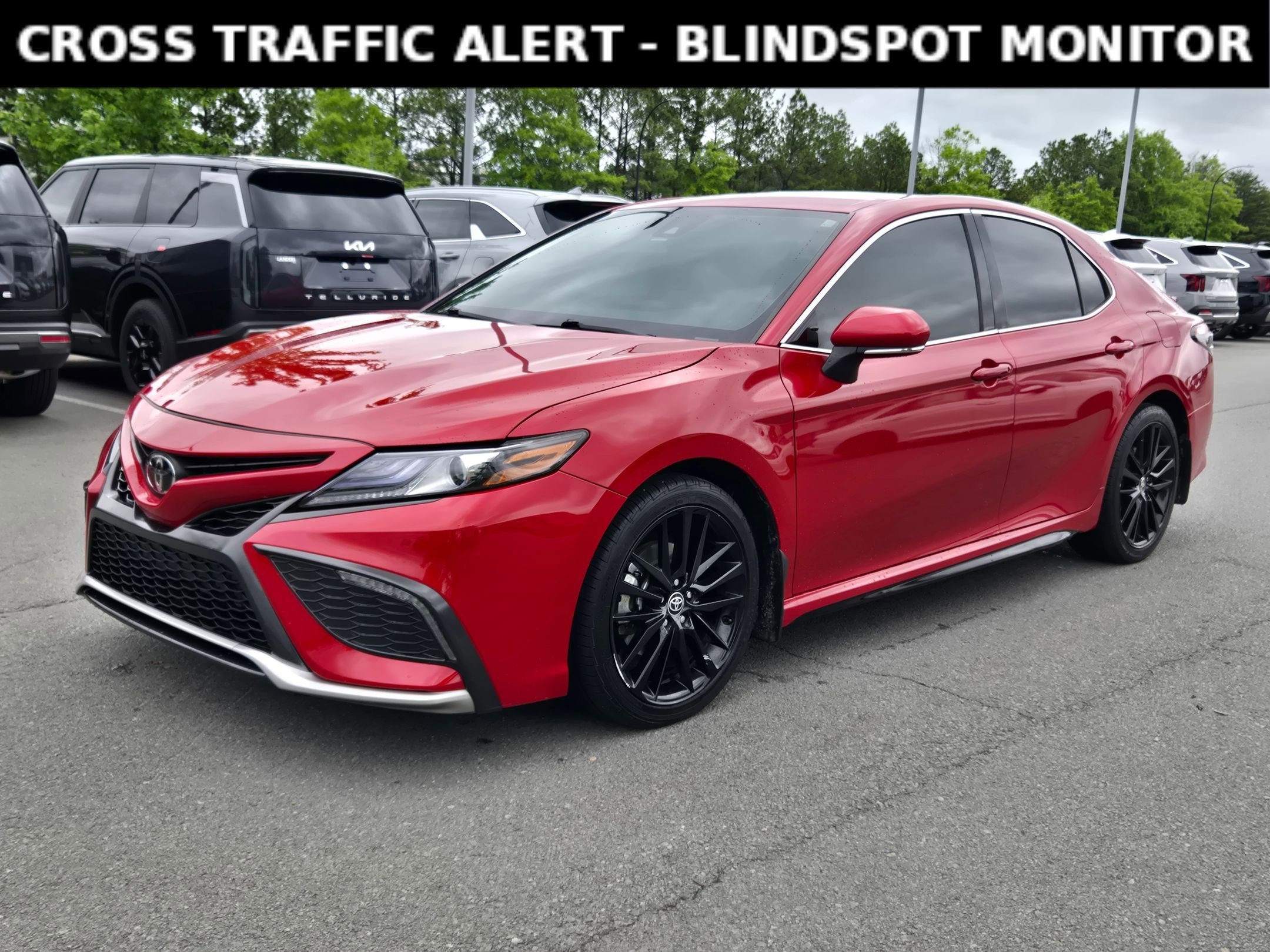 Used 2022 SUPERSONIC RED Toyota XSE image 3