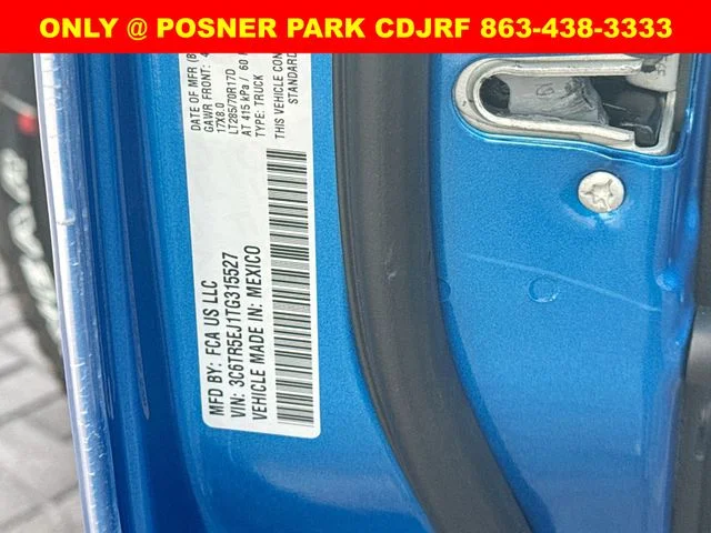 New 2026 Hydro Blue Pearl-Coat Exterior Paint RAM POWER WAGON image 33
