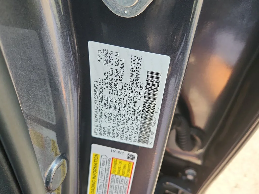 Used 2024 Gray Honda EX-L image 19