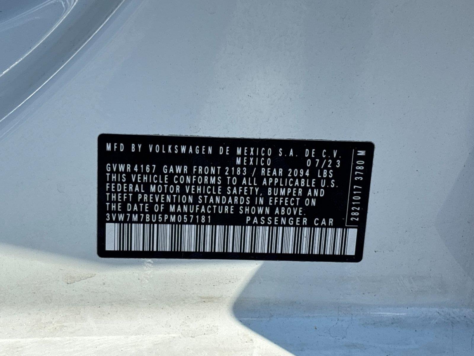 Certified Used 2023 Opal White Pearl Volkswagen SE image 12