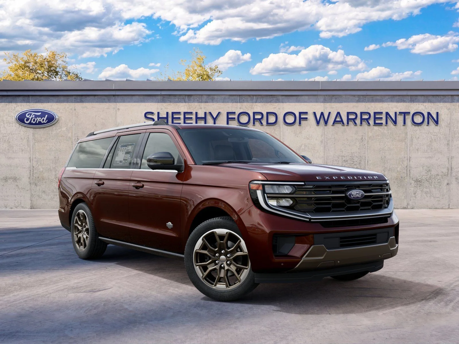 New 2027 Bronze Fire Metallic Tinted Clearcoat Ford King Ranch image 1