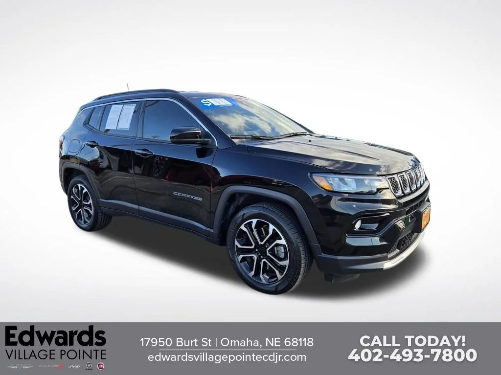 Certified Used 2023 Black Jeep Limited image 1