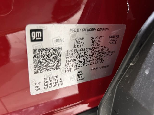 New 2026 Apex Red Chevrolet 2RS image 28