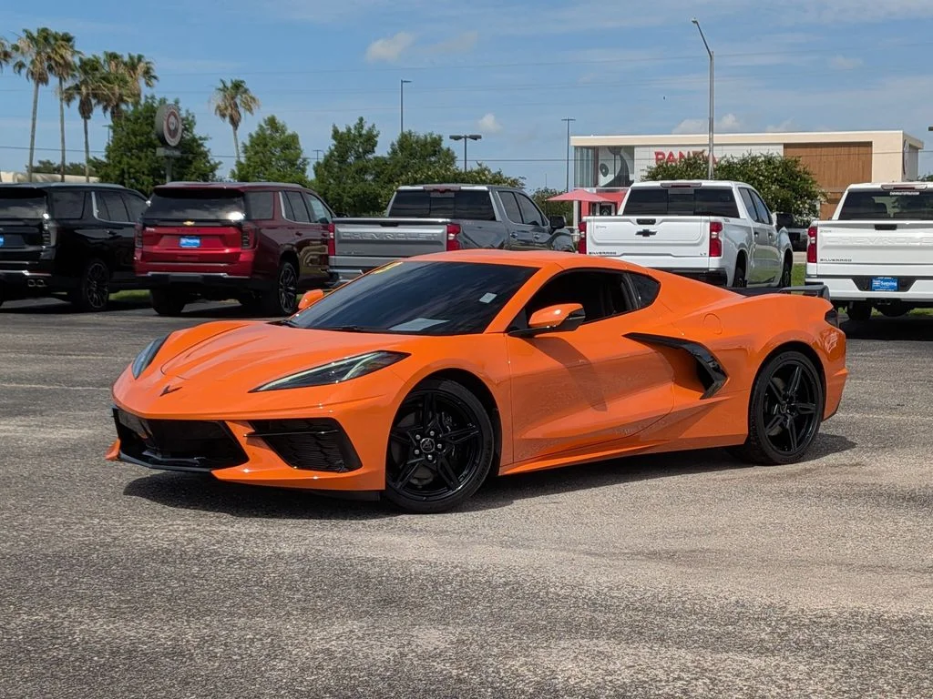 Used 2023 Orange Chevrolet Stingray image 1