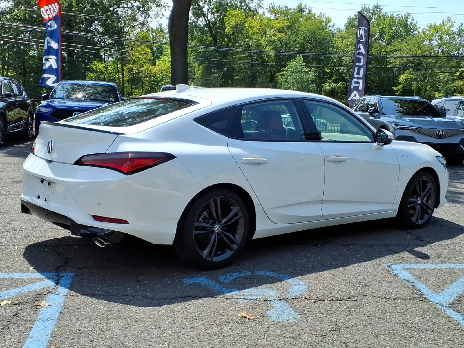 Used 2024 Platinum White Pearl Acura A-SPEC TECH image 4
