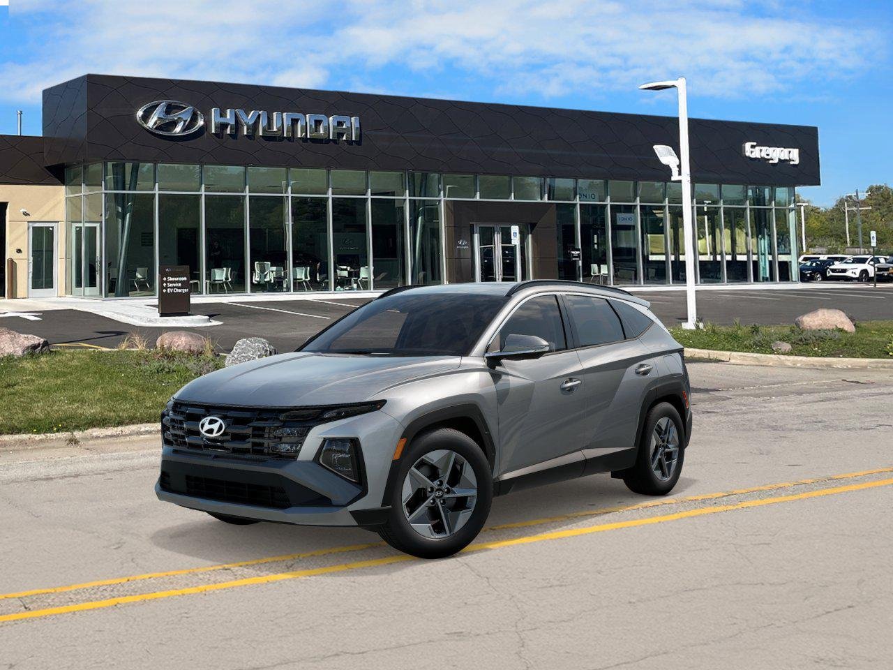 New 2026 Shimmering Silver Hyundai SEL Premium AWD image 1