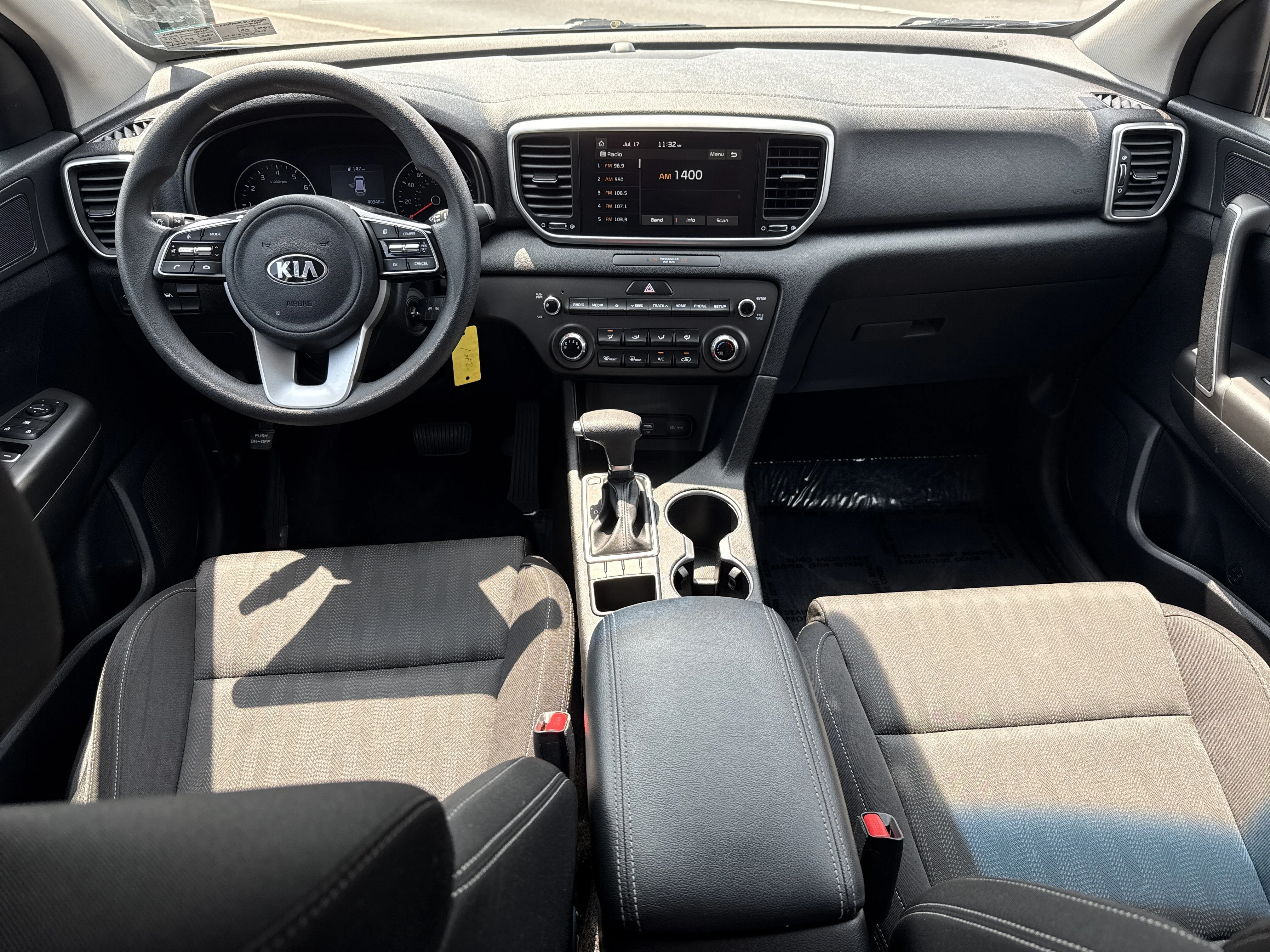 Used 2020 Black Cherry Pearl Kia LX image 14
