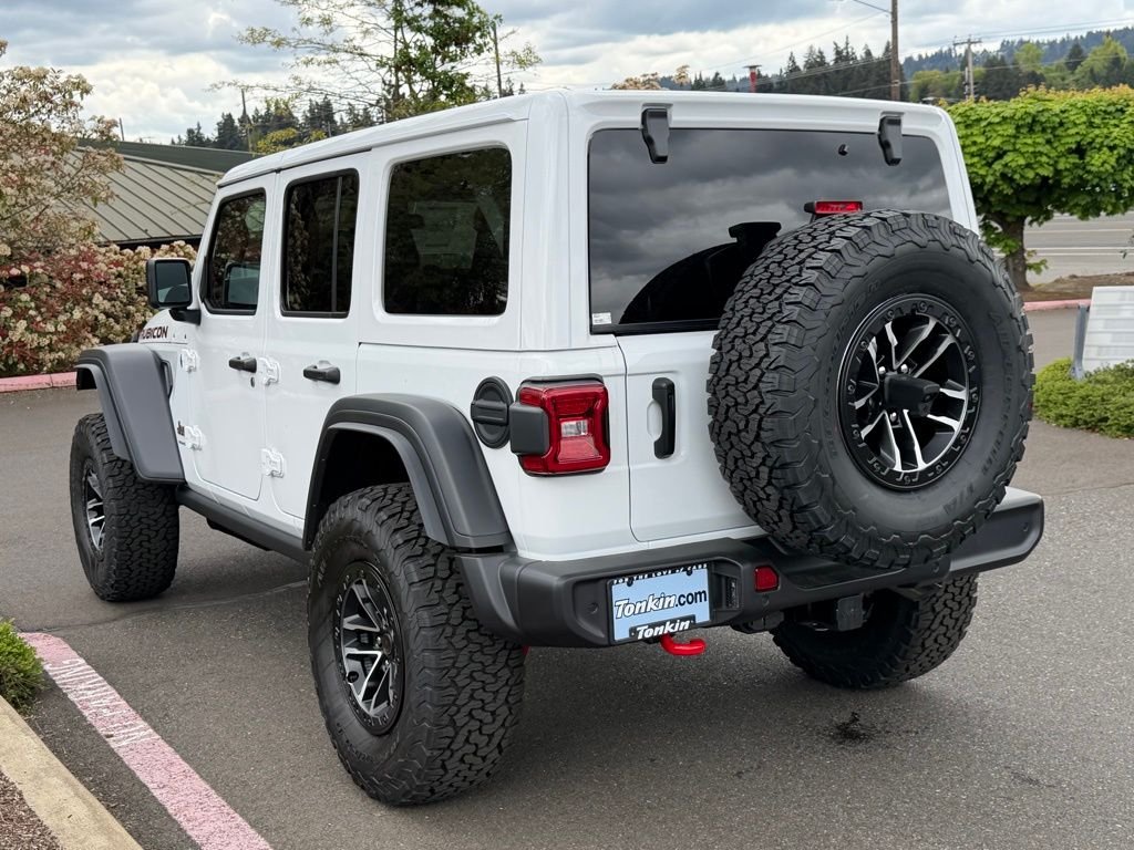 New 2026 Bright White Clear-Coat Exterior Paint Jeep Rubicon image 5