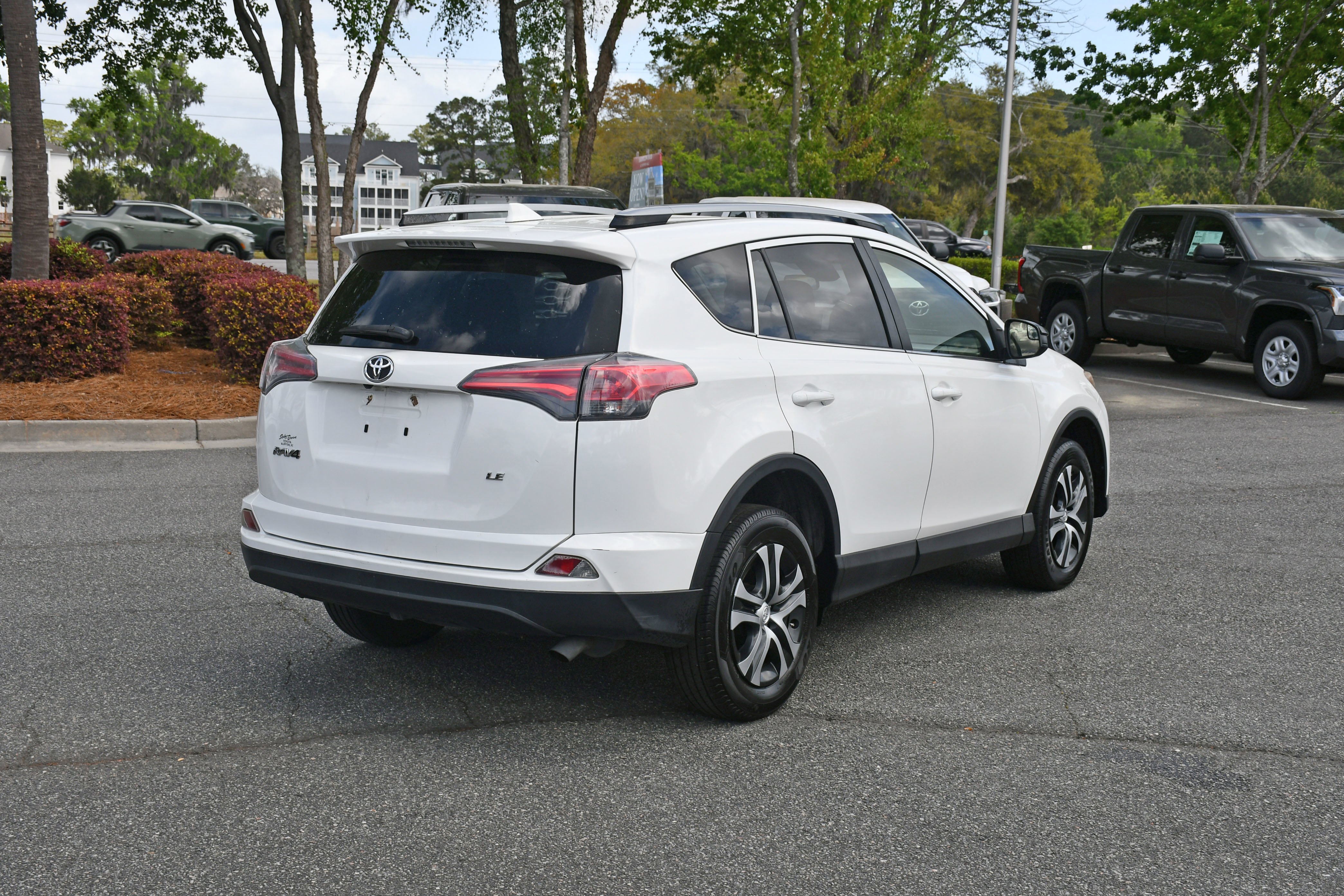 Used 2017 White Toyota LE image 3