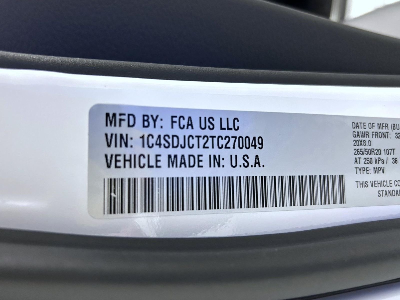 New 2026 White Knuckle Clear-Coat Exterior Paint Dodge GT Plus HEMI V8 image 25