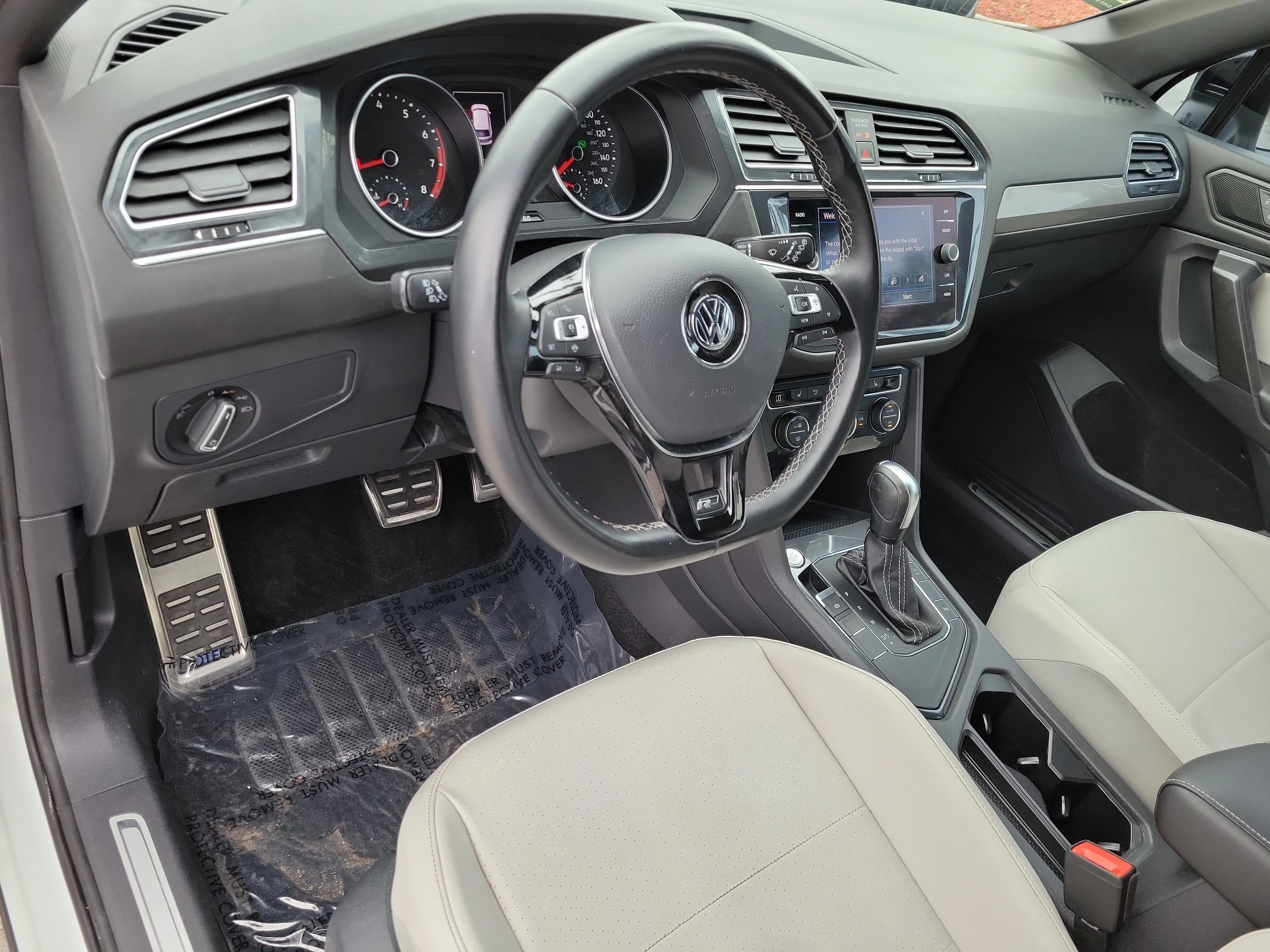 Used 2021 Pure White Volkswagen SE R-Line Black image 14