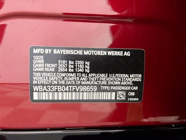 Used 2026 Vegas Red Metallic BMW 430i Gran Coupe image 20