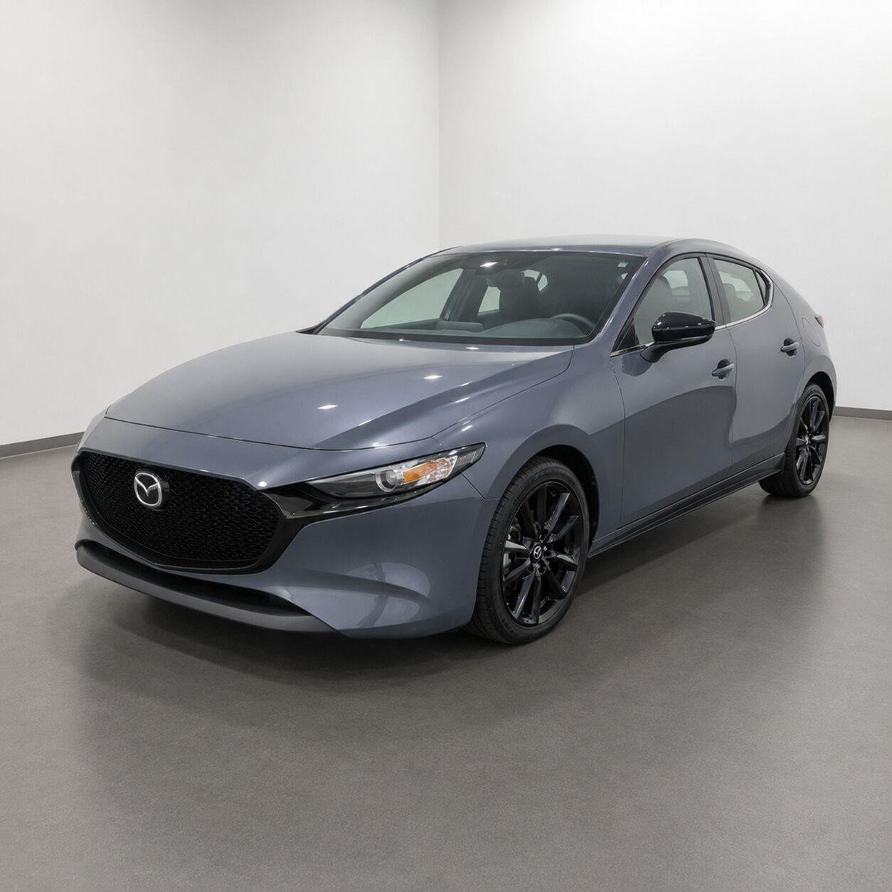 Used 2022 Polymetal Gray Metallic Mazda Carbon Edition image 1