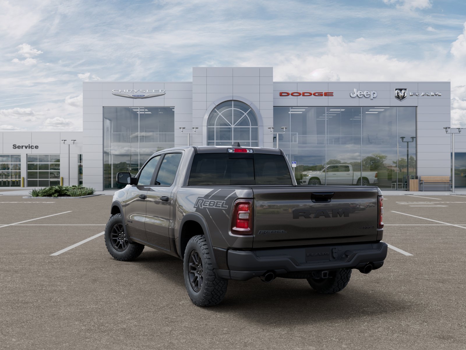 New 2026 Granite Crystal Metallic Clear-Coat Exterior Paint RAM Rebel image 29