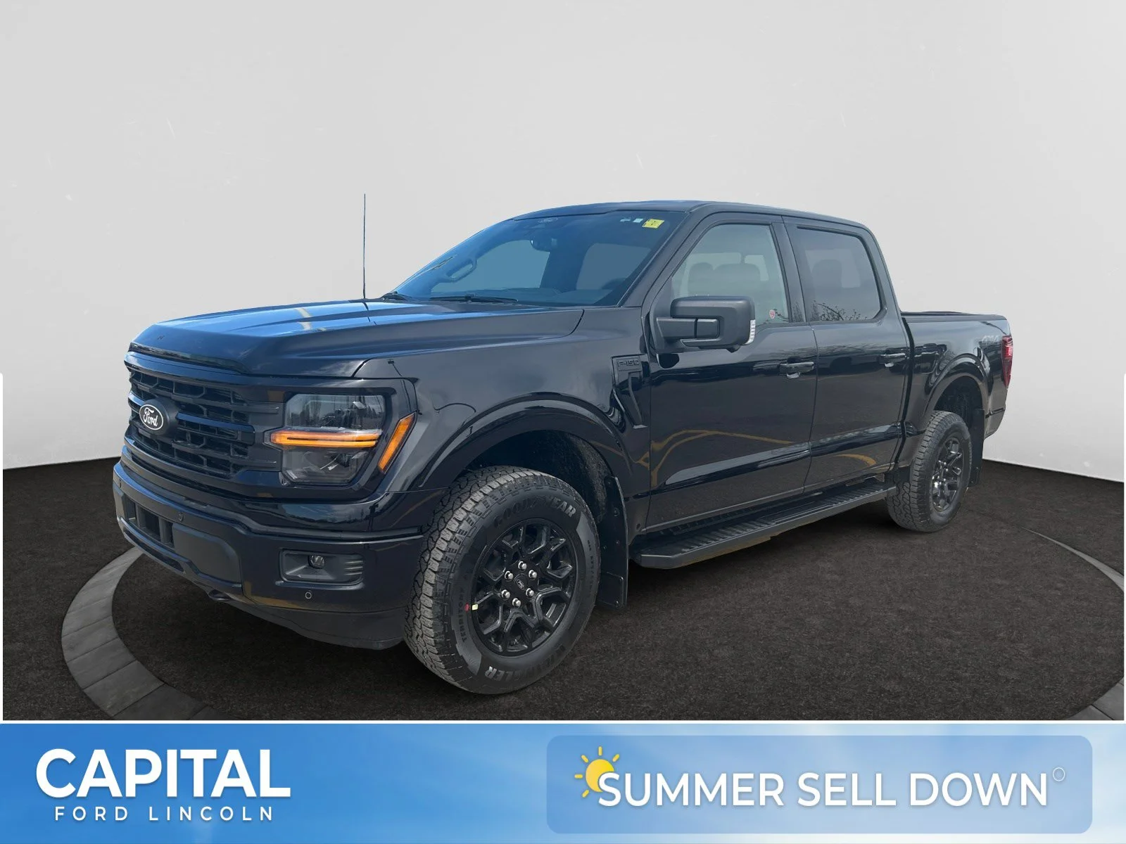 New 2026 Agate Black Metallic Ford XLT image 1
