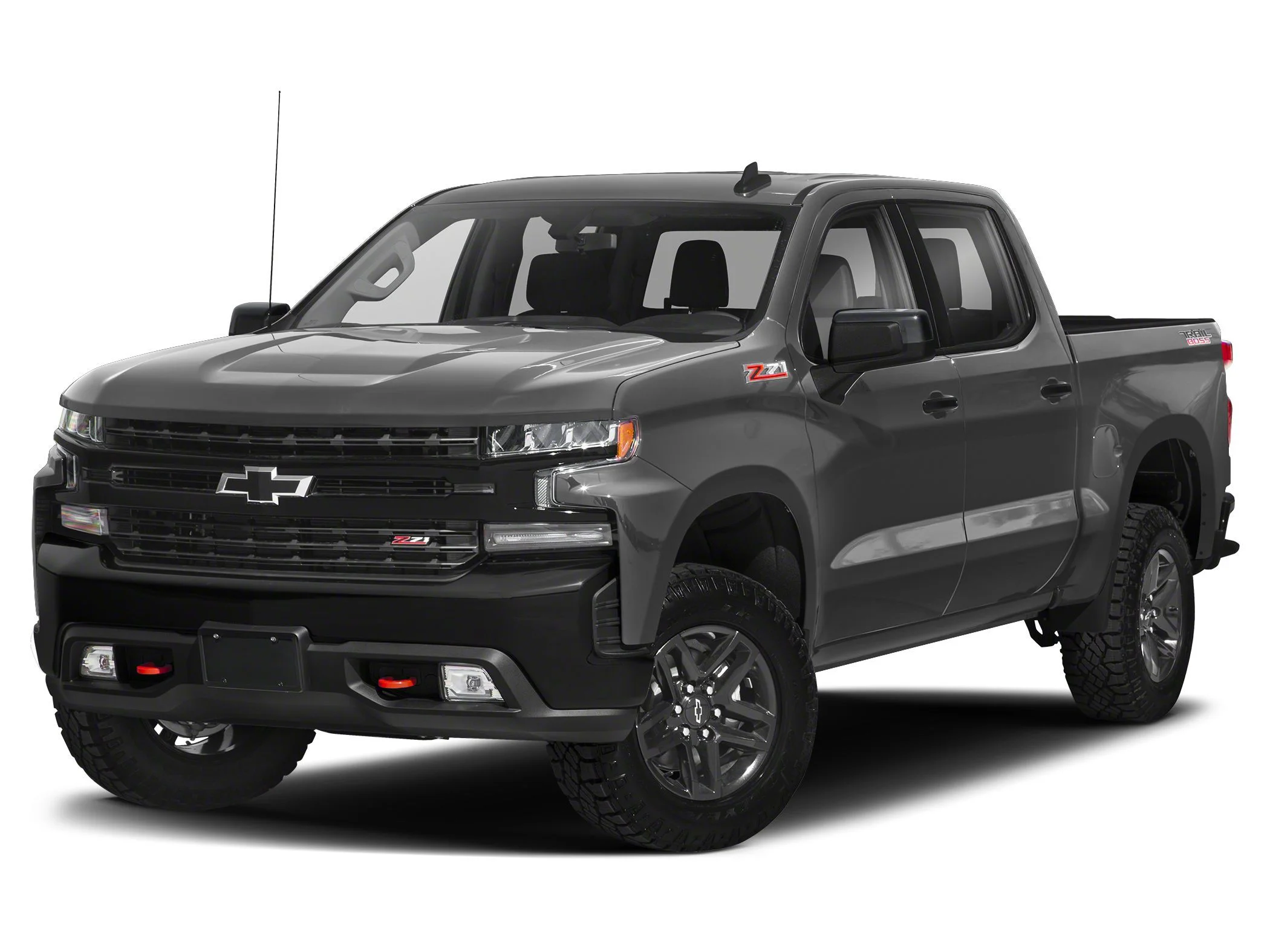 Used 2021 Satin Steel Metallic Chevrolet LT Trail Boss 4x4 Crew Cab 5.75 ft. box 147.4 in. image 1
