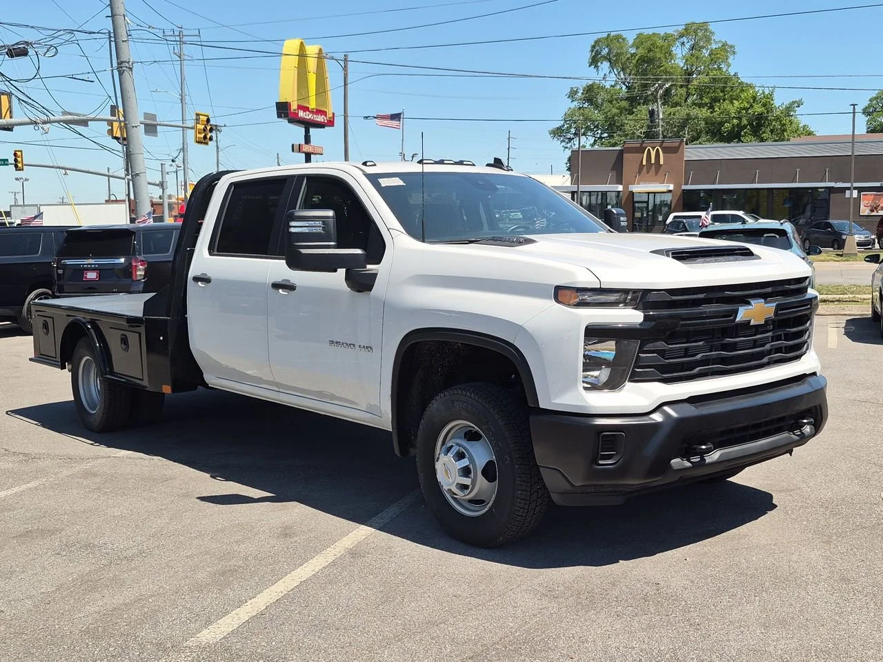 New 2025 Summit White Chevrolet Work Truck image 2
