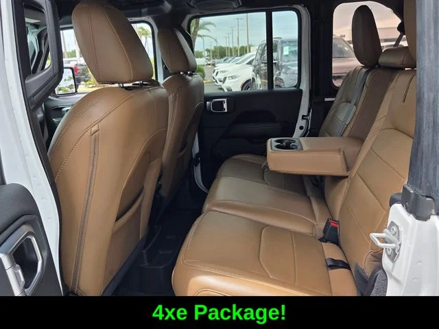 Certified Used 2022 White Jeep Unlimited Sahara 4xe image 13