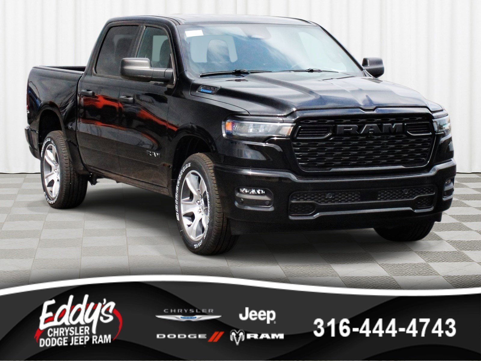 New 2026 Diamond Black Crystal Pearl-Coat Exterior Paint RAM Express image 1