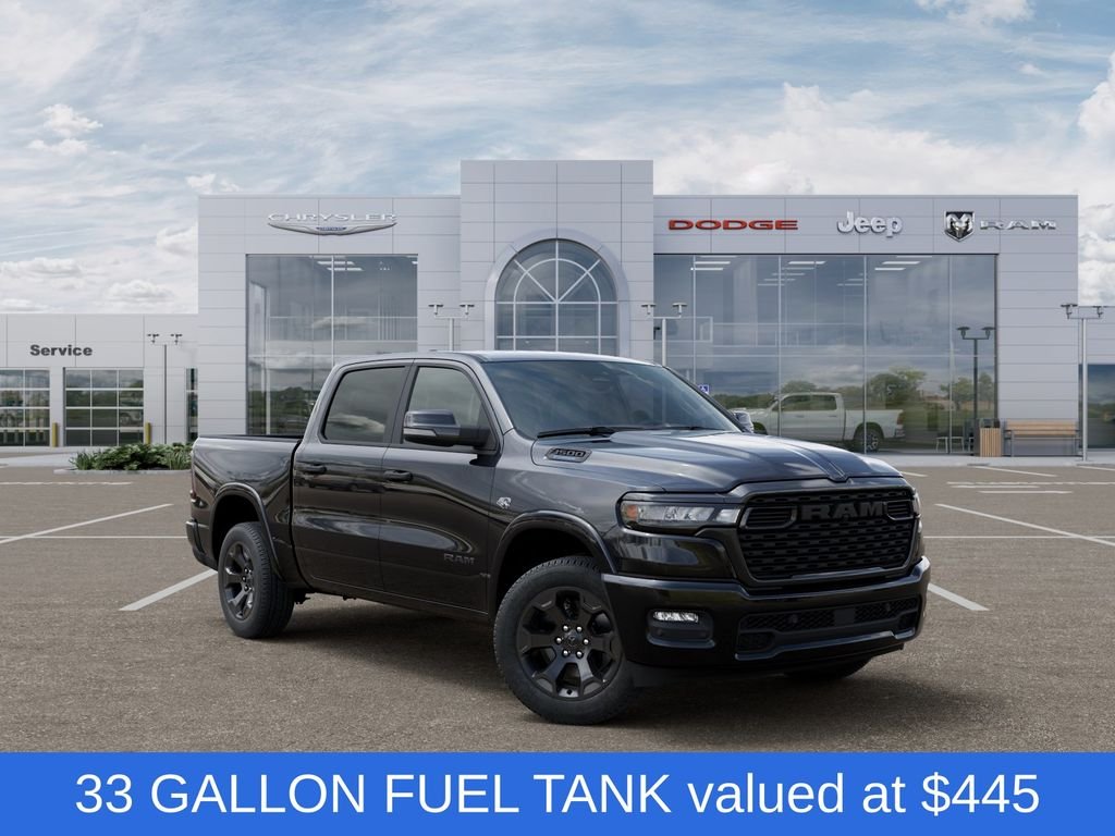 New 2026 Diamond Black Crystal Pearl-Coat Exterior Paint RAM Big Horn/Lone Star image 5