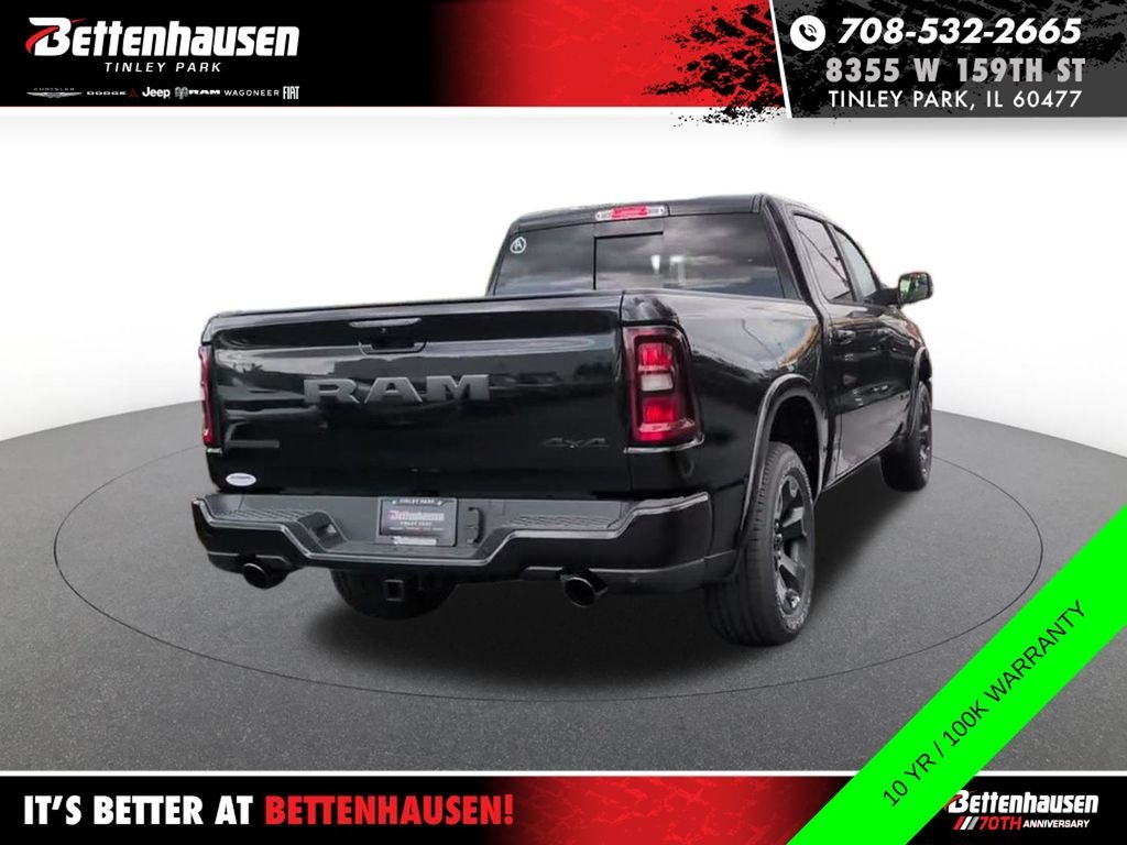 New 2026 Diamond Black Crystal Pearlcoat RAM Big Horn image 6