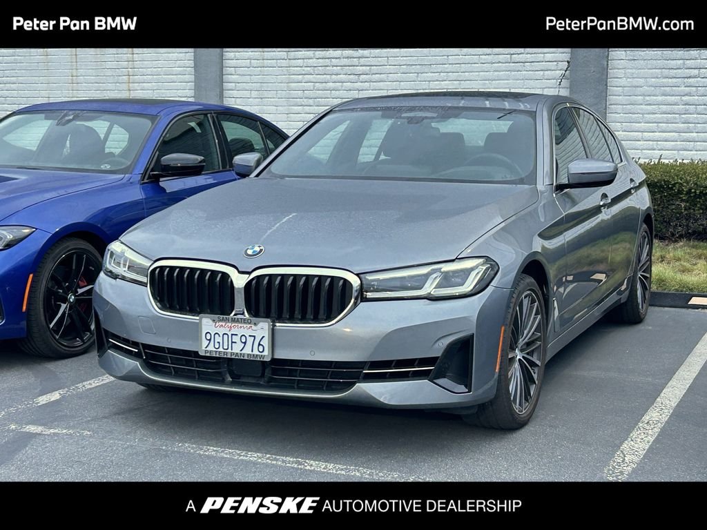 Certified Used 2023 Skyscraper Grey Metallic BMW 540i image 1