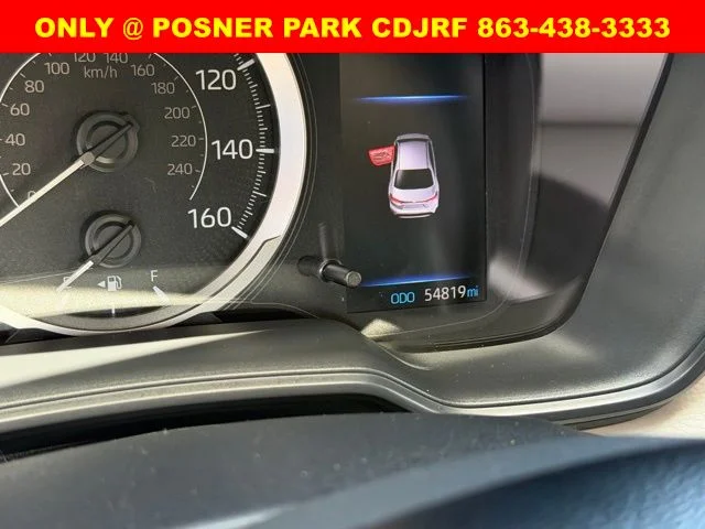 Used 2020 White Toyota LE image 2