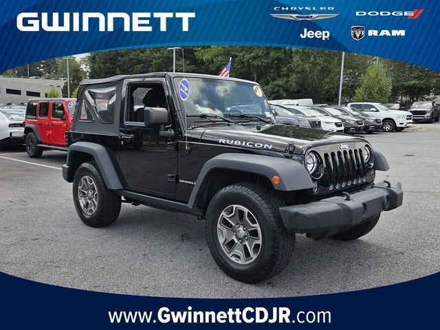 Used 2014 Black Jeep Rubicon image 1