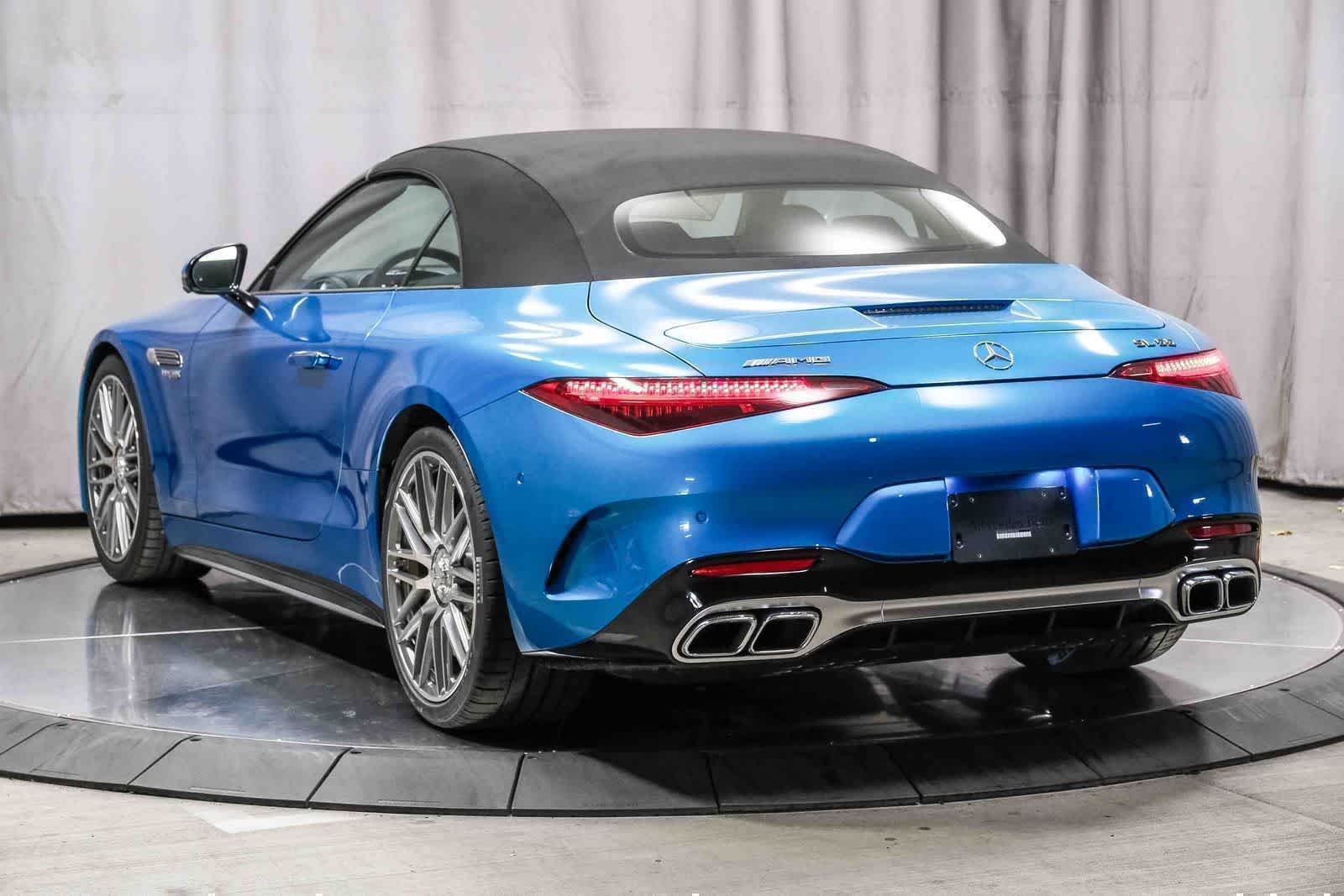 New 2026 Hyper Blue Metallic Mercedes-Benz AMG® SL 55 Roadster image 2