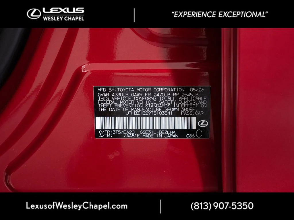 New 2026 Infrared Lexus  350 F SPORT DESIGN image 10