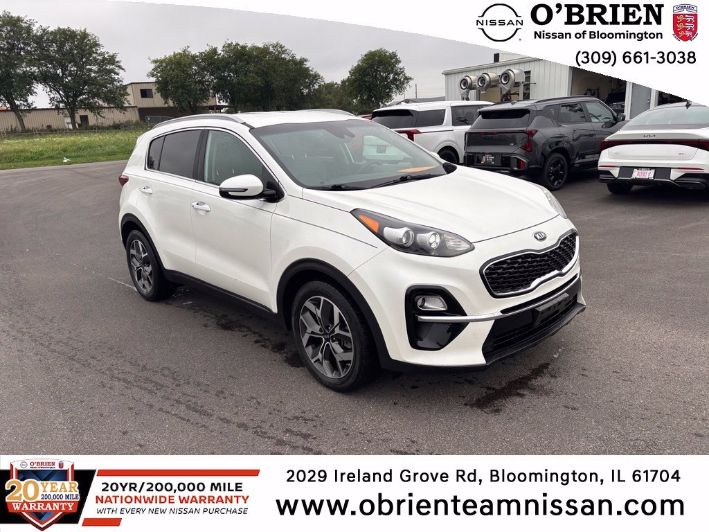 Used 2021 Snow White Pearl Kia EX image 1