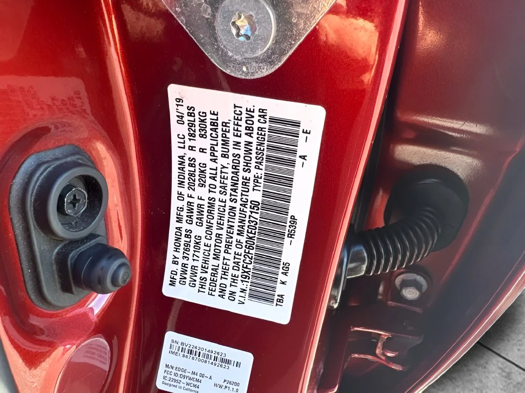 Used 2019 Orange Honda LX image 28