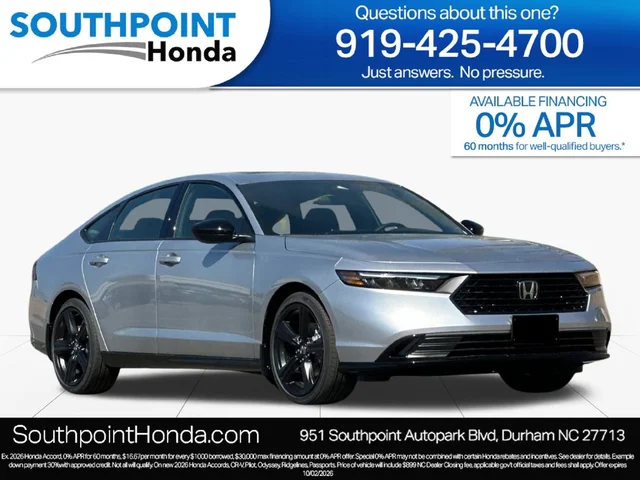 2026 Honda Accord Sport-L
