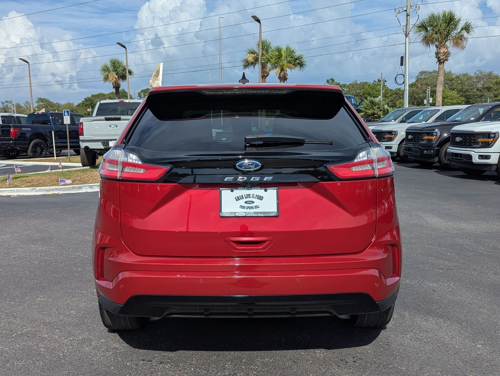 Certified Used 2022 Red Metallic Ford ST Line image 5