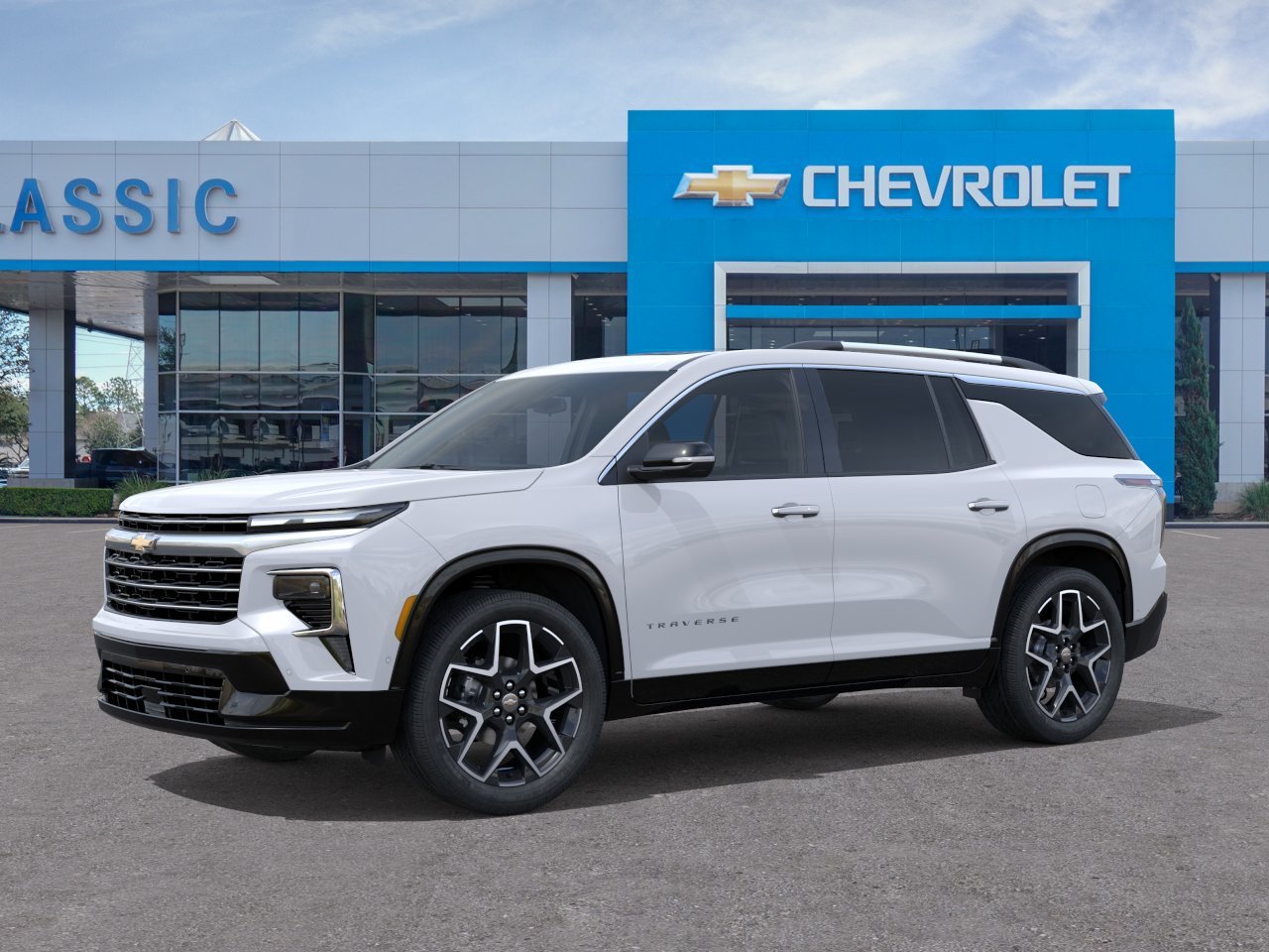2026 Chevrolet Traverse High Country White at Classic Elite Chevrolet Sugar Land