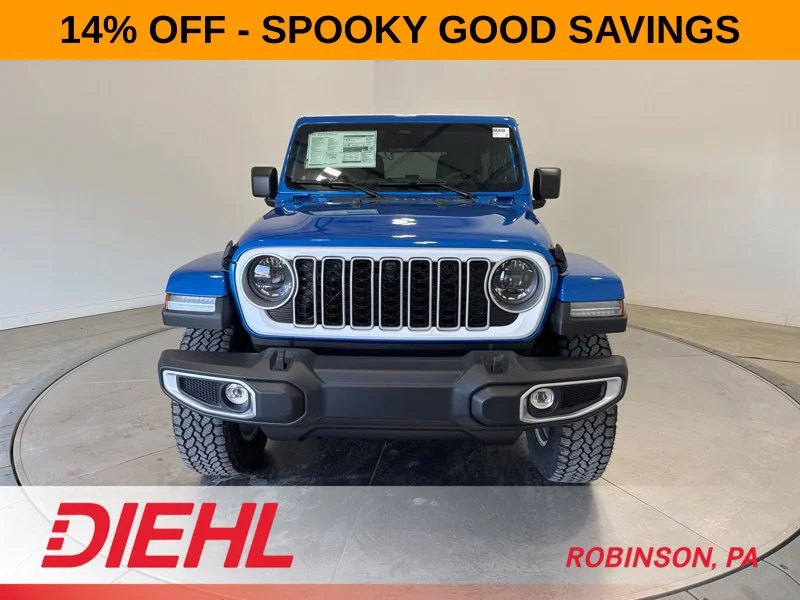 New 2026 Hydro Blue Pearl-Coat Exterior Paint Jeep Sahara image 2