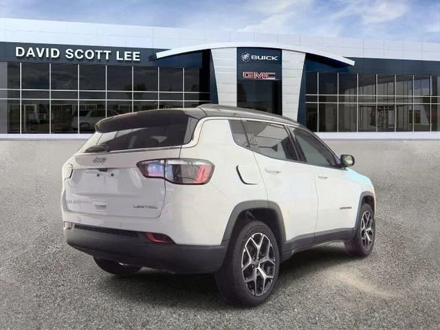 Used 2025 Bright White Cl Jeep Limited image 2