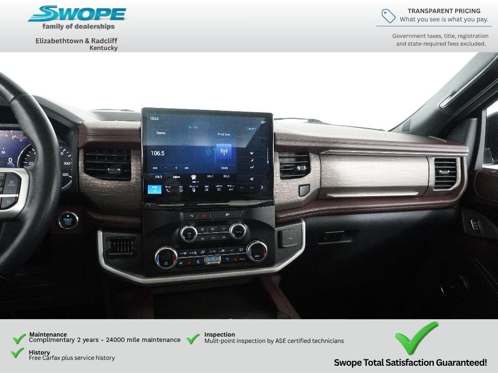Used 2024 Agate Black Metallic Ford Limited image 20