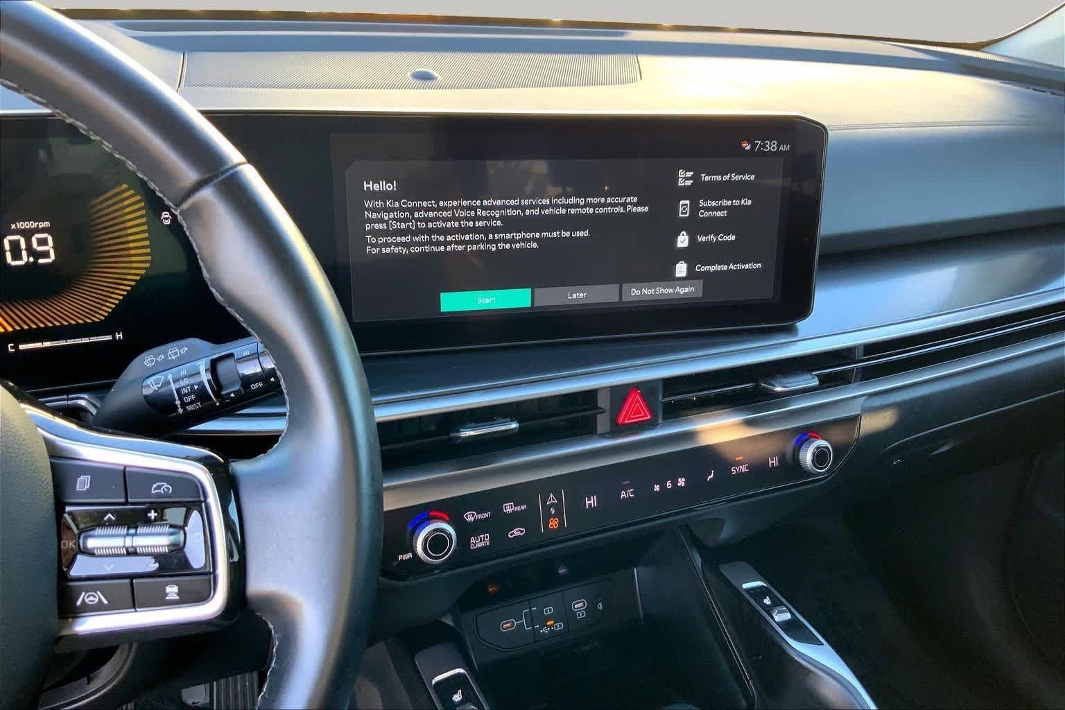 Used 2025 Ebony Black Kia S image 6