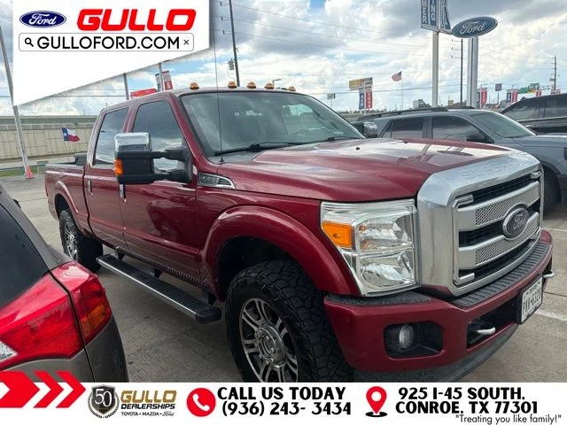 Used 2015 Ruby Red Metallic Tinted Clearcoat Ford Platinum image 2