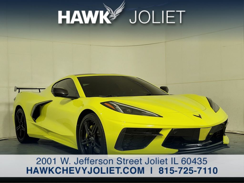 Used 2020 Yellow Chevrolet Stingray image 1