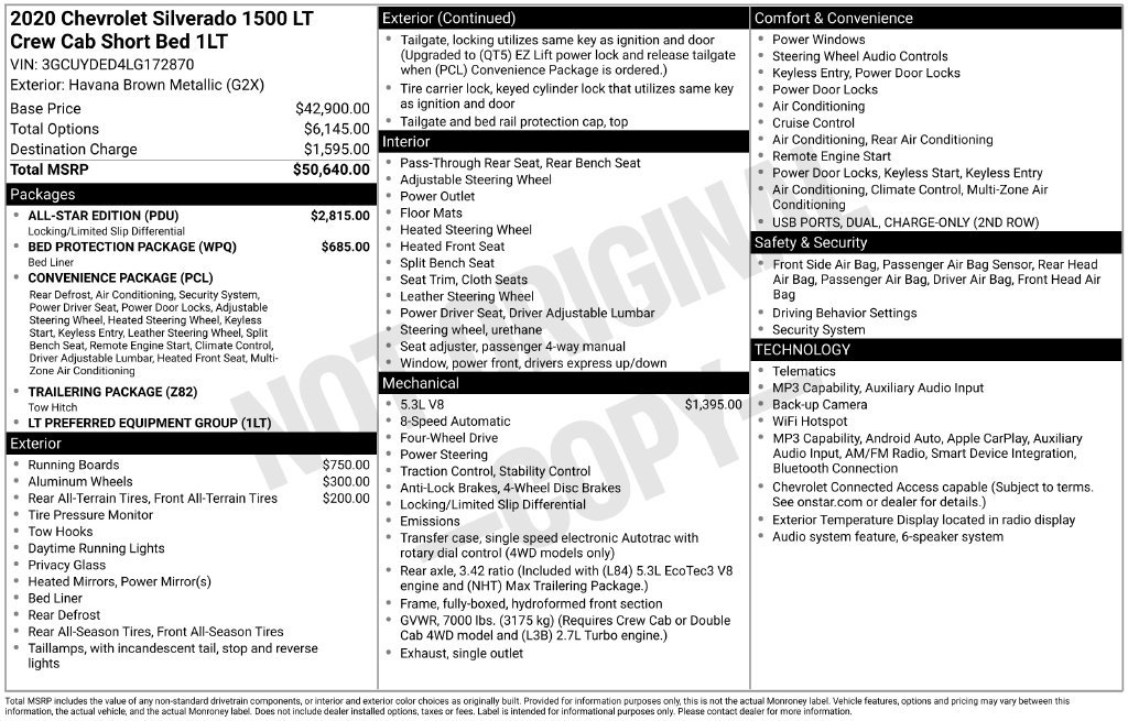 Used 2020 Brown Chevrolet LT image 4