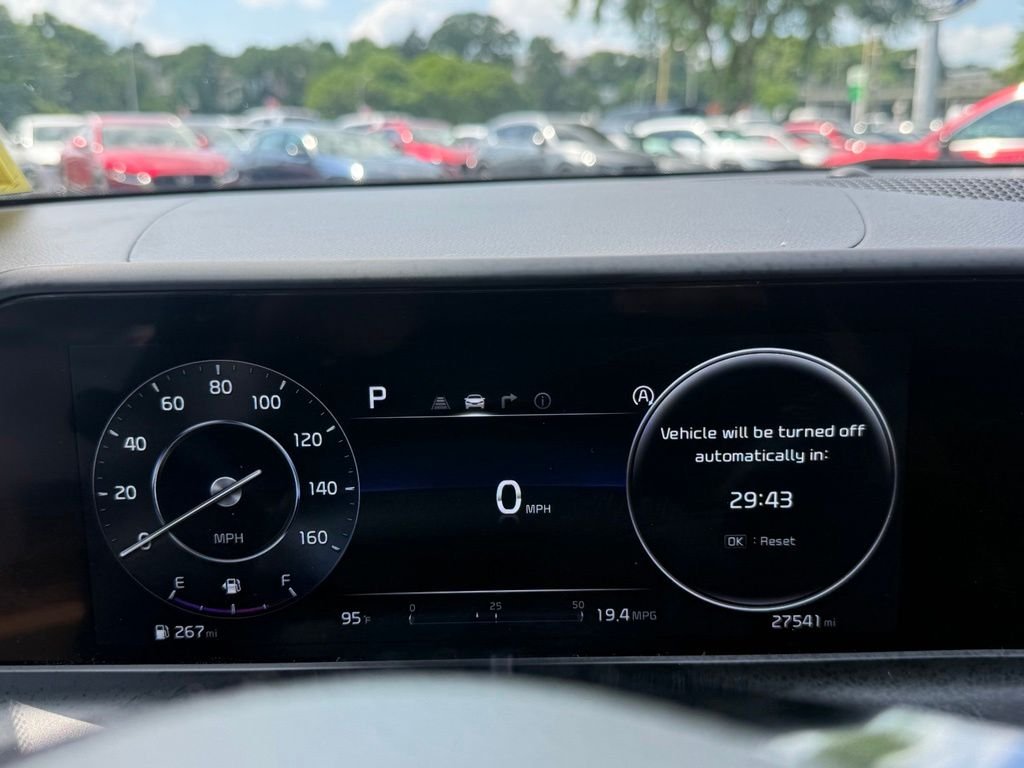 Used 2024 Dark Ocean Blue / White Roof Kia S image 13