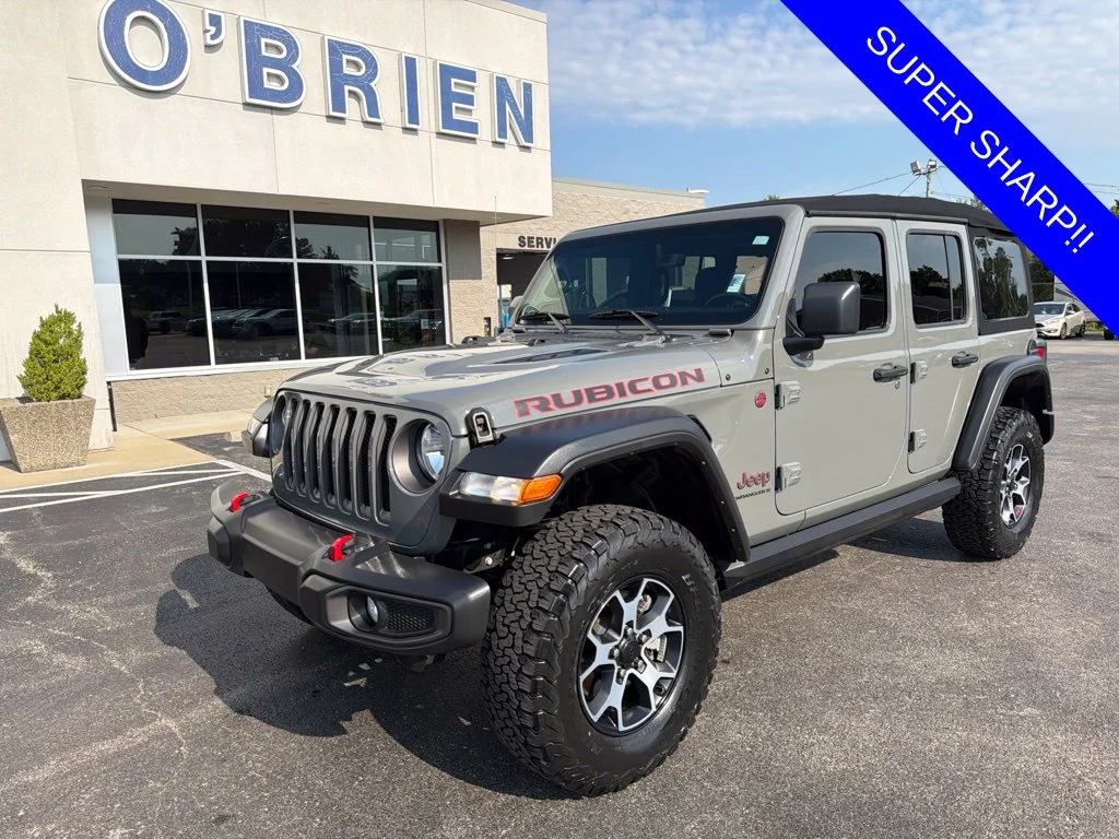 Used 2023 Sting Gray Clearcoat Jeep Rubicon image 1